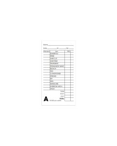 CAPILEX PADS DE FACTURE #372F-A PQT10