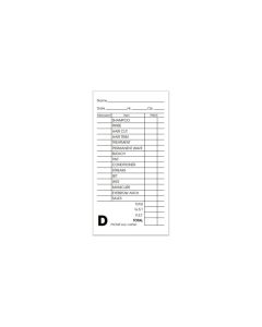 CAPILEX PADS DE FACTURE #372F-D PQT10
