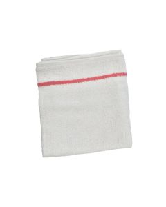 BABYLISSPRO SERVIETTE BLANCHE BANDE ROSE 16X27 PQT12