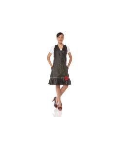 OLIVIA GARDEN BOUTIQUE VESTE NOIRE FLEUR ROUGE