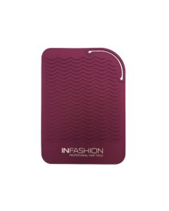 INFASHION TAPIS EN SILICONE DE VOYAGE MAUVE 6.5 X 9
